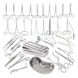 Ensemble d'instruments chirurgicaux de base de qualité supérieure en acier inoxydable, manuel, réutilisable, certifié CE ISO 13485:2016 pour usage général par Dentavex - Product Image 1