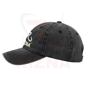 Casquette de baseball unisexe personnalisée OEM, haute qualité, logo brodé 3D, 6 panneaux, chapeaux de golf imprimés, logo personnalisé, effet délavé, faible MOQ, 100% personnalisable - Product Image 2