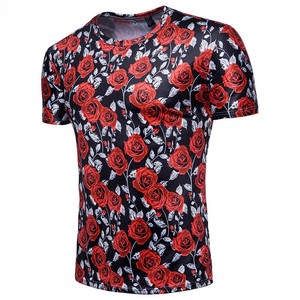 Nueva camiseta sublimada para hombre con logo/colores personalizados, antiarrugas, transpirable, de calidad premium y cómoda. - Product Image 3