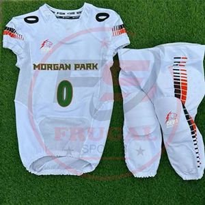 Uniforme de football américain personnalisé |   Maillot et pantalon de football sublimés |   Uniformes d'équipe pour jeunes et adultes - Product Image 4