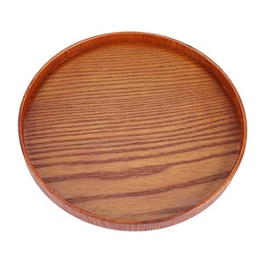 Plato de Servir de Madera de Acacia de Alta Calidad, Pulido, para Hogar, Cocina, Restaurante, Hotel, Fiestas, Presentación de Alimentos, Disponible para la Venta - Product Image 1