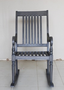 Muebles de Jardín, Silla Mecedora de Madera de Teca Sólida para Uso en Exteriores - Product Image 3