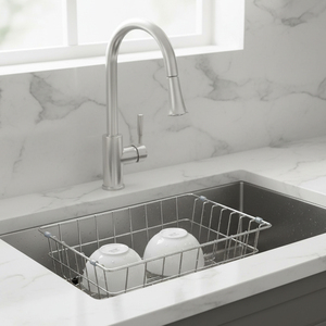 Escurridor de Platos Sobre el Fregadero OEM ODM, Acero Inoxidable, Accesorios de Cocina, Colador de Fregadero, <span class=keywords><strong>Cesta</strong></span> de Drenaje - Product Image 4