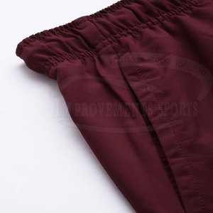 Short de fitness personnalisé grande taille pour hommes coupe ample cordon de serrage avec motif solide vente en gros de coton style décontracté pour vente en ligne - Product Image 5