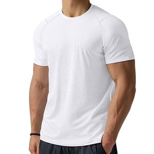 Microfibra verano Fitness compresión de secado rápido para hombres entrenamiento al aire libre correr hombres gimnasio camisa entrenamiento transpirable hombres camisetas - Product Image 3
