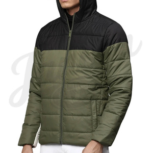 Heavyweight Puffer Jacket Windproof <b>Thermal</b> Winter Jacket for Outdoor Sports Custom Logo Puffer Jacket for Men Hooded Winter - Product Image 4