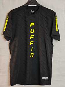 Camiseta Deportiva PUFFIN Personalizada OEM para Hombre, Corte Regular, Manga Corta, Estampado de Letras, Secado Rápido, Cuello Redondo, Estampado Reflectante - Product Image 5