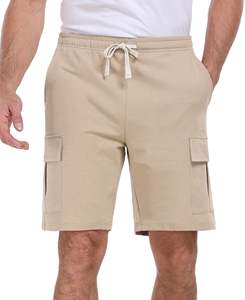 Pantalones Cortos de Algodón para Hombre, Estilo Urbano, con Logotipo Personalizado, Forro Polar Grueso, Sólidos, Holgados, para Entrenamiento, Tallas Grandes - Product Image 1