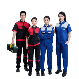 PRECIO DE FÁBRICA Ropa de trabajo de manga larga para electricistas de fábrica con logotipo, conjuntos de uniformes para soldadores en obras de construcción, uniforme FMF - Product Image 3