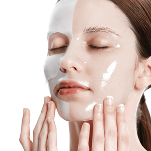 Masque facial en gelée hydratante au vrai collagène 39 g x 4 Routine quotidienne de peau douce et sûre et ferme - Product Image 1