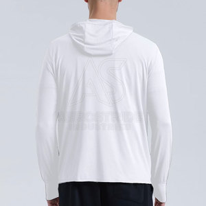 Sweats à capuche d'entraînement confortables pour hommes, couleur unie, en gros, basiques pour l'entraînement - Product Image 2
