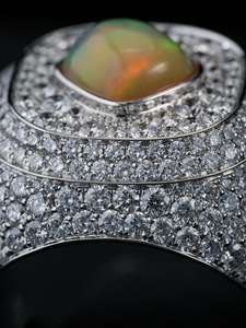 Anillo Estilo Hip-Hop Champion de Plata de Ley 925 con Moissanita y Diamantes para Hombre, Ideal para Compromiso, Boda o Fiesta - Product Image 5