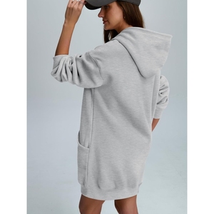 Sweat-shirts pour femmes Jimieson Apparel, best-sellers - Sweat-shirts décontractés d'hiver à coupe ample, manches longues, épaules tombantes, avec logo personnalisé - Product Image 5
