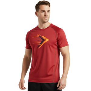 Camiseta de Cuello Redondo para Hombre, Algodón de Alta Calidad, Ajuste Cómodo, Impresión de Logotipo Personalizado, Venta al por Mayor, Moda Casual, Manga Corta, Estilo Moderno - Product Image 3