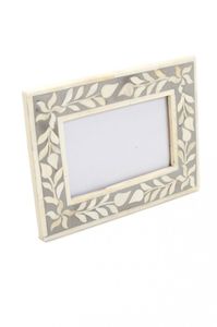 Cadre photo de luxe en os incrusté, fait main, décoratif, pour un intérieur élégant et les souvenirs de mariage - Product Image 5