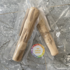Juguete Masticable para Perros de Madera de Café Natural, Ecológico, Degradable, Bonito y Pequeño, para Limpieza Dental, con Etiqueta con Logotipo Grabado, en Bolsa al Vacío - Product Image 3