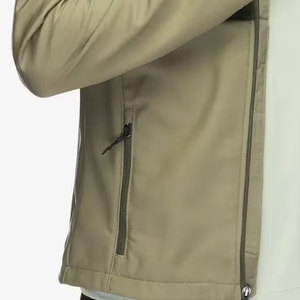 Veste en polaire rouge pour homme, col zippé, respirante, décontractée, pour l'automne, coupe classique, en polyester - Product Image 3