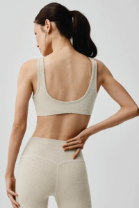 Conjunto Deportivo Cómodo para Mujer, Leggings de Cintura Alta sin Costuras y Sujetador Deportivo para Gimnasio - Product Image 6
