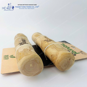ของเล่นไม้กาแฟธรรมชาติสำหรับสุนัขพันธุ์ใหญ่ เป็นมิตรกับสิ่งแวดล้อม ทนทาน ใช้ได้ภายในบ้าน สีพื้นเรียบง่าย ผลิตในเวียดนาม - Product Image 2