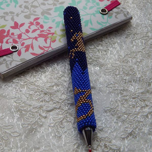 Stylos de luxe ornés de perles et de broderies pour cadeaux d'entreprise, faits à la main, uniques, décoratifs, pour le bureau, la collation, l'école - Product Image 1