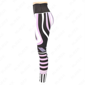 Pantalones de Yoga con estampado de Fitness elástico de cintura alta para mujer, mallas deportivas XL, ropa estampada de punto, mallas de Yoga con cintura elástica - Product Image 3