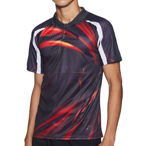 Logotipo Personalizado Sublimado, Corte Ajustado, 100% Poliéster Tejido para Camisetas, Impresión de Alta Calidad para Hombre, Servicio OEM al por Mayor - Product Image 1