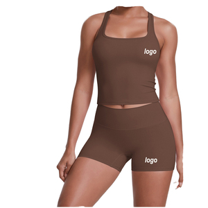 Conjunto Deportivo para Mujer, Top Deportivo Elástico y Leggings, Ropa Cómoda para Entrenamiento Físico - Product Image 6