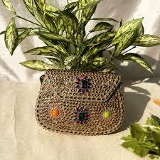 Bolso de mano tipo clutch con diseño de mosaico Kundan para bodas, recepciones, fiestas y eventos. Hecho a mano. - Product Image 6