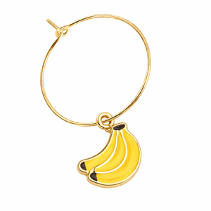 Encantador Adorno de Copa de Vino Personalizado de Metal Reutilizable con Logotipo de Empresa de la Serie Frutas, Souvenir de Manzana JIN JUMBO (JM) - Product Image 5