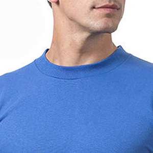 Camiseta de Hombre, Talla Grande, Estilo Urbano, Algodón de Alta Calidad, Cuello Redondo, Manga Corta, Color Azul, Corte Ajustado, Verano - Product Image 6