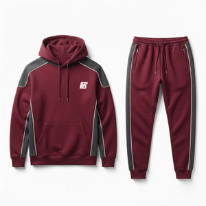 Ensemble de survêtement tendance pour homme, tenue athlétique, tissu durable, parfait pour la salle de sport, la remise en forme, la course à pied et les tenues décontractées - Product Image 1