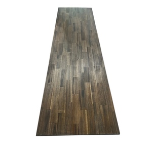 Acacia Finger Joint <b>Table</b> <b>Top</b> <b>Wood</b> Using Espresso <b>Wood</b> Wax Oil - Product Image 1