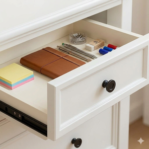 Perilla Redonda Negra Europea de Aleación de Zinc para Gabinetes y Cajones, Material Duradero, Fácil Instalación para Cocina, Dormitorio y Baño - Product Image 5