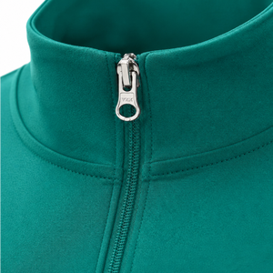 OEM Wholesale Men Long Sleeve Half Zip Athletic Shirt Sportswear Manufacturer - Product Image 3