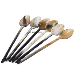 Cuillère en corne de buffle haut de gamme, naturelle et écologique, avec surface polie miroir, pour cadeaux promotionnels, de la gamme Natural & Organic Kitchens - Product Image 5