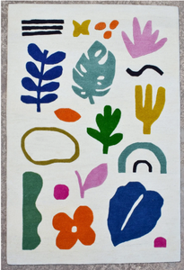 พรมขนสัตว์ทอมือหลากสี คุณภาพสูง ผลิตด้วยมือ เป็นมิตรกับสิ่งแวดล้อม กันลื่น ทันสมัย เหมาะสำหรับห้องนั่งเล่น เด็ก โรงแรม สำนักงาน - Product Image 2