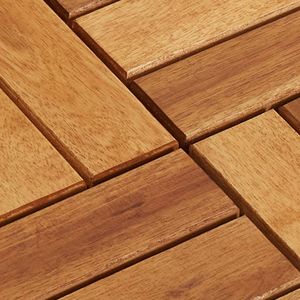11.8 di Acacia \ "x11.8 \" Set di 20 pavimenti per esterni Premium per Patio o giardino - Product Image 5