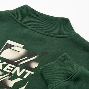 Sudadera de cuello alto oversize de invierno, estilo urbano, superventas, para hombre y mujer, con logo personalizado, OEM, venta al por mayor, 100% algodón. - Product Image 4