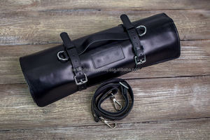 Étui à couteaux en cuir de qualité supérieure, kit de rangement pour couteaux de chef, multifonctionnel, portable, anti-odeur, protection pour la cuisine et les voyages - Product Image 3