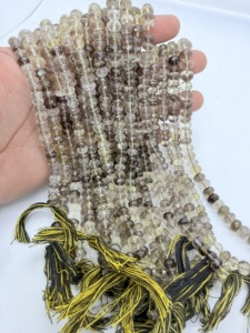 Cuentas Redondas de Cuarzo Limón Natural Bio, 8mm, 16 Pulgadas, Hilo de Cuarzo Amarillo, Gema para Fabricación de Joyería, Proveedor Mayorista - Product Image 3