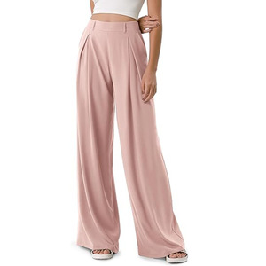 Pantalons et pantalons amples pour femmes, prix de gros, couleur unie, tendance, coupe slim, décontractés et élégants - Product Image 6