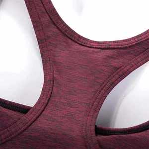 Best Design Women's Breathable Seamless Nylon Racerback Sport Bra for Yoga Running <b>Plus</b> <b>Size</b> Medium Support Fitness Casual Wear - Product Image 5