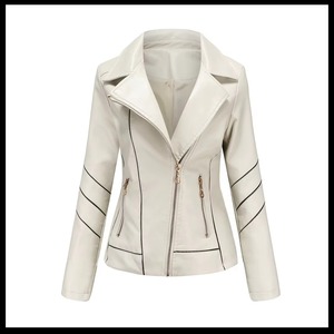 OEM Customize Women Leather <b>Jacket</b> European Style Oversize <b>Plus</b> <b>Size</b> Pakistan Made Motorcycle <b>Biker</b> Leather <b>Jacket</b> - Product Image 5