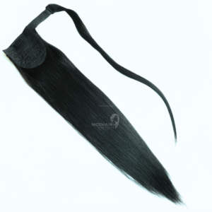 Extensions de cheveux naturels vietnamiens, style Water Wave Yaki, queue de cheval avec pince, cheveux raides résistants à la chaleur, produit de beauté pour femmes - Product Image 1