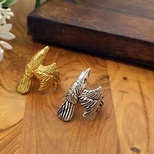 Anillo con Cabeza de Águila en Color Oro y Plata, Anillo con Diseño Animal, Estilo Punk y Biker para Hombre, Joyería de Moda, OEM, ODM, Venta al Por Mayor - Product Image 4