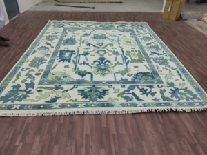 Wholesale Custom Size <b>Modern</b> Oushak Woolen Carpet | Traditional Hand Knotted Oriental Turkish <b>Rug</b> | Eco-Friendly <b>Large</b> Area <b>Rugs</b> - Product Image 4