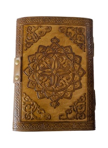 Cổ Tích Phụ Nữ Cổ Điển Da Chính Hãng Tạp Chí Để Viết Than Wiccan Cuốn Sách của Bóng Máy Tính Xách Tay Nổi Nhật Ký Deckle Cạnh Giấy - Product Image 3