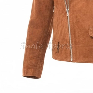 Men's Leather Fashionable Jacket Men's Motorcycle Jacket Quality Winter Leather Jacket For Sale In Wholesale Price - Product Image 4