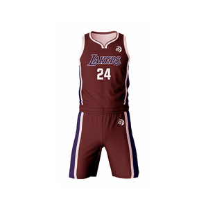 Uniforme de Baloncesto Ligero, Transpirable, de Alta Calidad, con Diseño Personalizado, Sublimado, Tallas Grandes, 100% Malla de Poliéster - Product Image 2