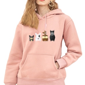 Venta al por mayor Popular Impreso Señoras Premium Algodón Sudadera con capucha Moda Exportación Calidad Personalizada Marca Mujeres Sudadera Precio Barato - Product Image 1